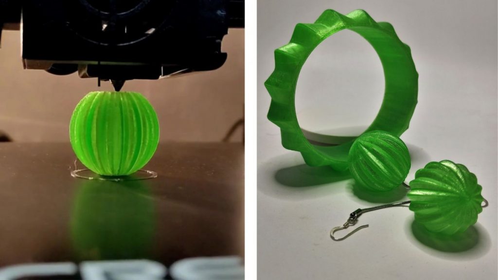Imagen de Bisutería Creativa Fabricada con Impresora 3D. Diseño de producto con J Capmany Profesional 3D