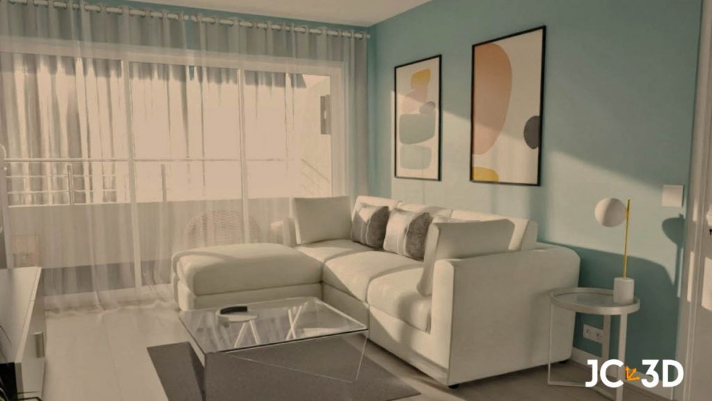 Infografía de un espacio interior diseñado y decorado por Profesional 3D, mostrando la belleza del interiorismo y la decoración de interiores. Visualiza tus espacios con J. Capmany Profesional 3D. Infografías 3D para interiorismo, arquitectura e inmobiliarias.