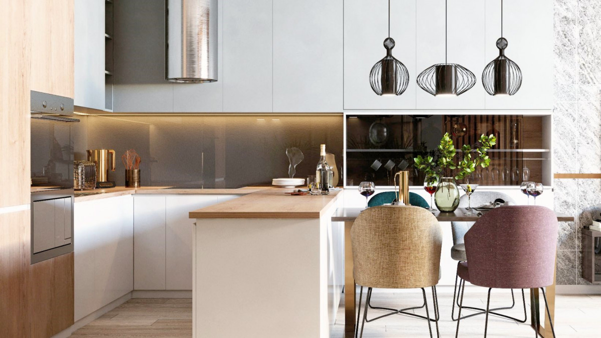 Cocinas. Visualiza tus espacios con Infografías 3D de J Capmany. Soluciones inmobiliarias