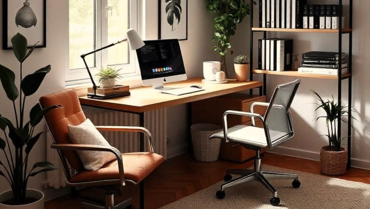 Imagen de un espacio de trabajo motivador. Imagen generada por IA