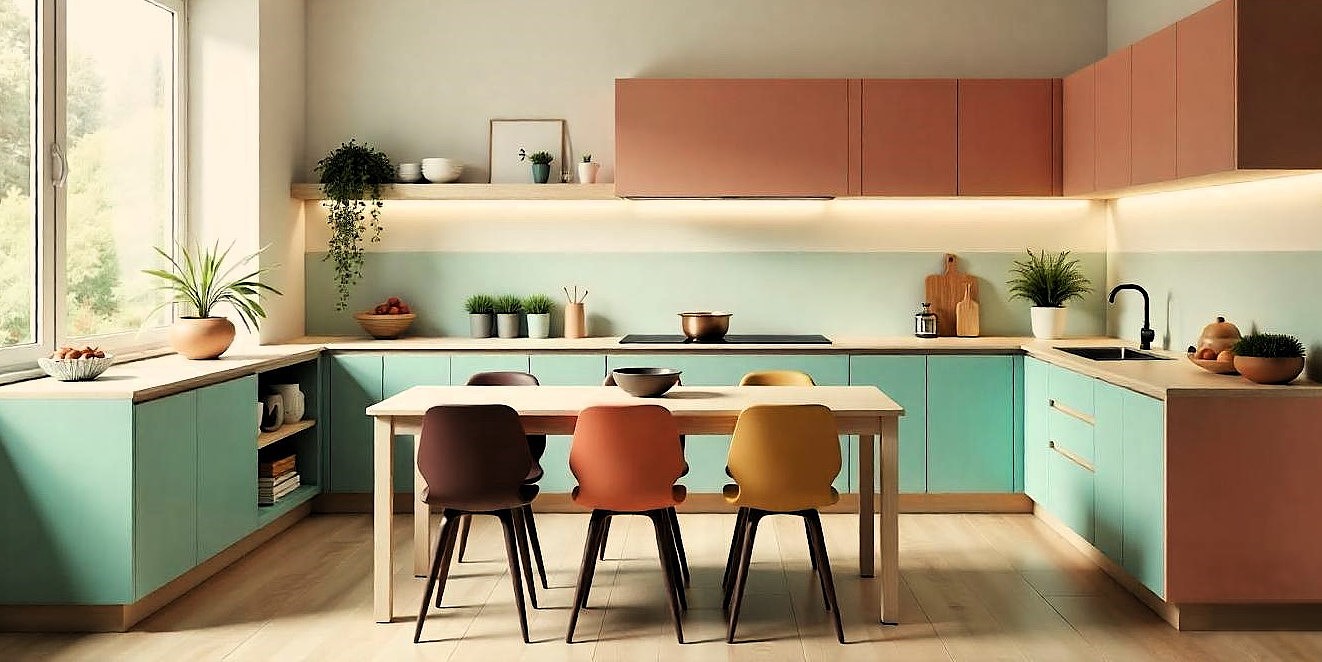 Muebles de cocina renovados con Chalk Paint